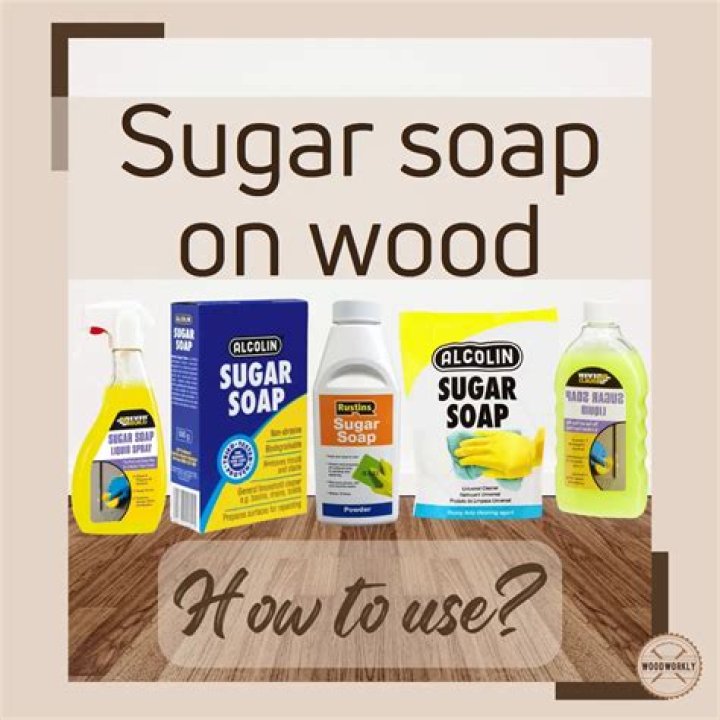 What sponge do you use with sugar soap?